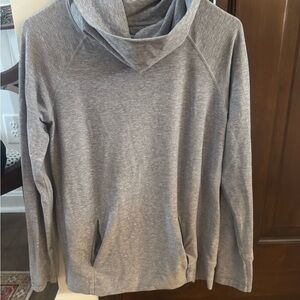 Lululemon Gray Cowl Neck Pullover